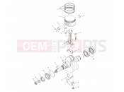 POLARIS TRAIL BOSS (A00AA32AB) CRANKSHAFT and PISTON
