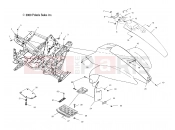 Polaris 2000 ATV TRAIL BLAZER (A00BA25CA) FRONT CAB - A00BA25CA (4954825482A005) | FRONT CAB - A00BA25CA (4954825482A005)