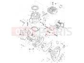 POLARIS SCRAMBLER 2X4 (A00BA38CA) CRANKCASE and CYLINDER