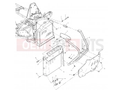 POLARIS SCRAMBLER 2X4 (A00BA38CA) FRONT BUMPER and SHIELDS