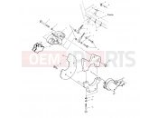 POLARIS SCRAMBLER 2X4 (A00BA38CA) REAR CALIPER MOUNTING