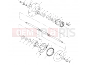 POLARIS SCRAMBLER 2X4 (A00BA38CA) REAR HOUSING