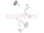 POLARIS SCRAMBLER 2X4 (A00BA38CA) RECOIL STARTER