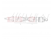 POLARIS DIESEL (A00CH46CA) REAR DRIVE SHAFT