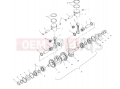 POLARIS VIRAGE (W005197D) CRANKSHAFT and PISTON