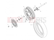 VICTORY STANDARD CRUISER (V00CB15CE) WHEELS | WHEELS, FRONT - V00CB15DC (4952565256A013)