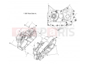VICTORY SPORT CRUISER (V00CS15CD) ENGINE | ENGINE, CRANKCASE - V00CS15LE (4952565256C004)