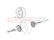 VICTORY SPORT CRUISER (V00CS15LE) WHEELS | WHEELS, REAR - V00CS15DC (4952625262A014)