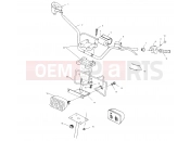 Polaris 1999 ATV SCRAMBLER 400 (A99BG38CB) HANDLEBAR/HEADLIGHT - A99BG38CB (4952505250b009) | HANDLEBAR/HEADLIGHT - A99BG38CB (4952505250b009)
