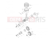 Polaris 1999 ATV SPORTSMAN 335 (A99CH33AB) CRANKSHAFT and PISTON