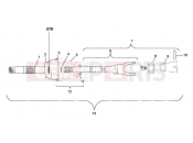 Polaris 1999 ATV SPORTSMAN 335 (A99CH33AB) CV JOINT