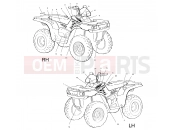 Polaris 1999 ATV SPORTSMAN 335 (A99CH33AB) DECALS