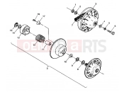 Polaris 1999 ATV SPORTSMAN 335 (A99CH33AB) DRIVEN CLUTCH