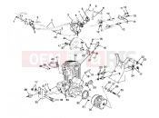 Polaris 1999 ATV SPORTSMAN 335 (A99CH33AB) ENGINE MOUNTING