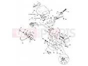 Polaris 1999 ATV SPORTSMAN 335 (A99CH33AB) HANDLEBAR and HEADLIGHT POD