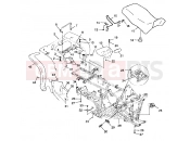 Polaris 1999 ATV SPORTSMAN 335 (A99CH33AB) REAR CAB and SEAT