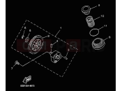 YAMAHA Majesty 125 YP 125 YP125E MAJESTY 125 (5DSH) 2000 OIL PUMP