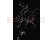 YAMAHA Majesty 125 YP 125 YP125E MAJESTY 125 (5DSH) 2000 EXHAUST