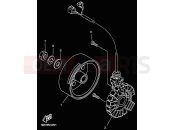 YAMAHA Majesty 125 YP 125 YP125E MAJESTY 125 (5DSH) 2000 GENERATOR