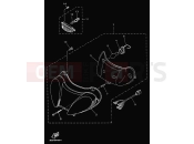 YAMAHA Majesty 125 YP 125 YP125E MAJESTY 125 (5DSH) 2000 HEADLIGHT
