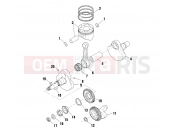 POLARIS RANGER (A99RF50AA) CRANKSHAFT and PISTON