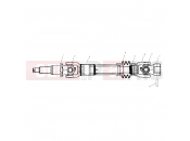POLARIS RANGER (A99RF50AA) MID AXLE DRIVE SHAFT (RH)