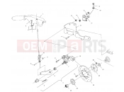 POLARIS RANGER (A99RF50AA) MIDDLE BRAKE / PARKING BRAKE