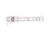 POLARIS RANGER (A99RF50AA) TAIL DRIVE SHAFT