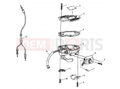 Polaris 1998 ATV MAGNUM 4X4 (W98AC42A) CONTROLS - THROTTLE ASM./CABLE - S98AC42E (4945214521B009) | CONTROLS - THROTTLE ASM./CABLE - S98AC42E (4945214521B009)