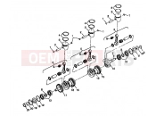 Polaris 1998 PWC INTL SLTX (I984590) CRANKSHAFT & PISTON