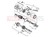 Polaris 1998 PWC INTL SLTX (I984590) STARTING MOTOR