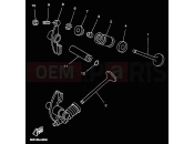 YAMAHA Majesty 125 YP 125 YP125E MAJESTY 125 (5DSC) 2000 VALVE