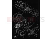 YAMAHA Majesty 125 YP 125 YP125E MAJESTY 125 (5DSC) 2000 CRANKCASE COVER 1