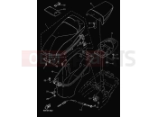 YAMAHA Majesty 125 YP 125 YP125E MAJESTY 125 (5DSC) 2000 SEAT