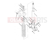 Polaris 1990 ATV TRAIL BOSS 250 (W908527) Strut Assembly (4917711771008A) | Strut Assembly (4917711771008A)