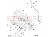Polaris 2020 ATV SPORTSMAN 1000 XP 55 (R01) (A20SLZ95AE) ENGINE | ENGINE, MOUNTING AND TRANSMISSION MOUNTING - A20SLZ95AE (C101831)