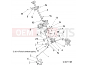 Polaris 2020 ATV SPORTSMAN 1000 XP 55 (R01) (A20SLZ95AE) STEERING | STEERING, STEERING POST ASM. - A20SLZ95AE (C101745)
