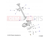 Polaris 2020 ATV SPORTSMAN 1000 XP 55 (R01) (A20SLZ95AE) STEERING | STEERING, STEERING POST ASM. - A20SLZ95AE (C102081)