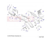 Polaris 2020 ATV SPORTSMAN 570 SP (R01) (A20SHD57A9) ENGINE | ENGINE, EXHAUST - A20SHD57A9 (C0211354)