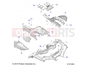 Polaris 2020 ATV SPORTSMAN 1000 XP 48 (R01) - A20SXD95A9/E95AG BODY | BODY, FRONT CAB - A20SXD95A9/E95AG (C101449)