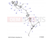 Polaris 2020 RANGER RANGER 1000 CREW BC FACTORY CHOICE 49/50S (R01) - R20RSB99/A/B STEERING | STEERING, STEERING ASM. - R20RSB99/A/B (C700680)