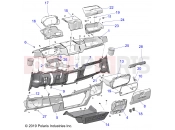 Polaris 2020 RANGER RANGER 1000XP FACTORY CHOICE 49S & 50S (R01) - R20RRE99/A/B BODY | BODY, DASH STD  - R20RRE99/A/B (C700862)