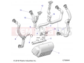 Polaris 2020 RANGER RANGER 1000XP FACTORY CHOICE 49S & 50S (R01) - R20RRE99/A/B DASH | DASH, HEATER DUCTING - R20RRE99/A/B (702844)