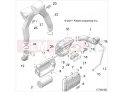 Polaris 2020 RZR RZR RS1 (R02) - Z20S1E99AG/AK/BG/BK ENGINE » ENGINE, AIR INTAKE SYSTEM - (C700105)