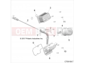 Polaris 2020 RZR RZR RS1 (R02) - Z20S1E99AG/AK/BG/BK ENGINE | ENGINE, DIPSTICK AND OIL FILTER - Z20S1E99AG/AK/BG/BK (C700106-7)
