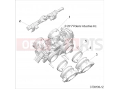 Polaris 2020 RZR RZR RS1 (R02) - Z20S1E99AG/AK/BG/BK ENGINE » ENGINE, THROTTLE BODY - (C700106-12)