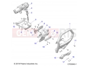 Polaris 2020 RZR RZR XP 1000 (R01) - Z20NAE99AC/AL/AN/BC/BL/BN/M99AL/R99AZ/BZ/K99AF/AK/BF/BK ACCESSORY | ACCESSORY, FRONT BUMPER, W/WINCH - Z20NAR99AZ/BZ (C700545-1)