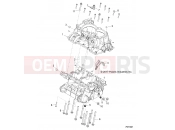 Polaris 2020 RZR RZR TURBO 4 (R01) - Z20N4E92AL/AR/BL/BR ENGINE | ENGINE, CRANKCASE - Z20N4E92AL/AR/BL/BR (701921)