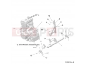 Polaris 2020 RZR RZR TURBO 4 (R01) - Z20N4E92AL/AR/BL/BR ENGINE | ENGINE, MOUNTING - Z20N4E92AL/AR/BL/BR (C700324-3)