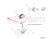 Polaris 2020 RZR RZR XP 4 TURBO S (R01) - Z20P4L92AG/AP/BG/BP/LG ENGINE | ENGINE, DIPSTICK AND OIL FILTER - Z20PAE92AC/BC (C700324-2)